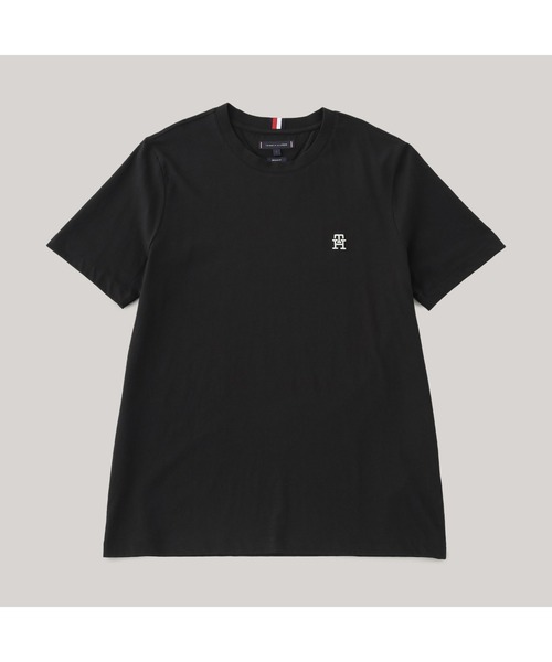 TOMMY HILFIGER(トミーヒルフィガー)の「モノグラムエンブロイドTシャツ(Tシャツ/カットソー・メンズ・ホワイト/ブラック/ネイビー/ブルー/グリーン・X-LARGE/SMALL/MEDIUM/LARGE)」の10枚目の写真