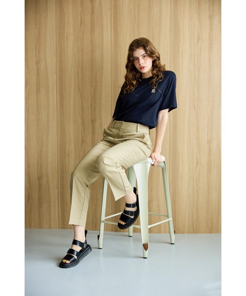 TOMMY HILFIGER(トミーヒルフィガー)の「モノグラムエンブロイドTシャツ(Tシャツ/カットソー・メンズ・ホワイト/ブラック/ネイビー/ブルー/グリーン・X-LARGE/SMALL/MEDIUM/LARGE)」の14枚目の写真