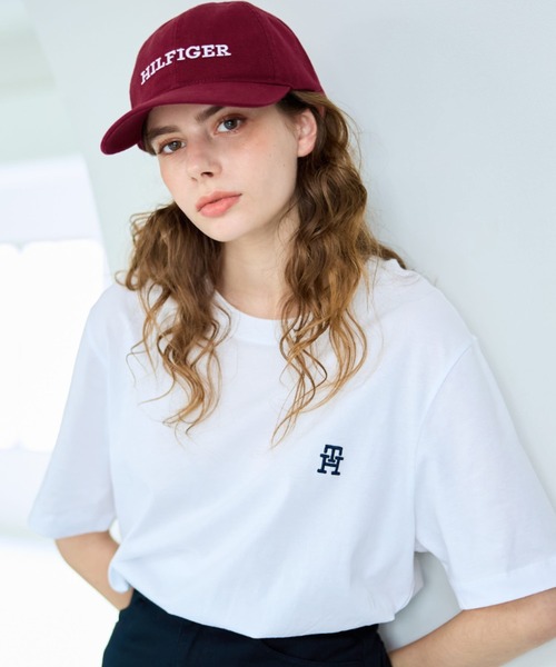 TOMMY HILFIGER(トミーヒルフィガー)の「モノグラムエンブロイドTシャツ(Tシャツ/カットソー・メンズ・ホワイト/ブラック/ネイビー/ブルー/グリーン・X-LARGE/SMALL/MEDIUM/LARGE)」の19枚目の写真