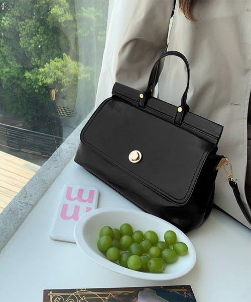 Miniministore（ミニミニストア）の「レトロ ショルダーバッグ レディース韓国（ショルダーバッグ・レディース・ブラック/ライトブラウン・FREE）」の5枚目の写真