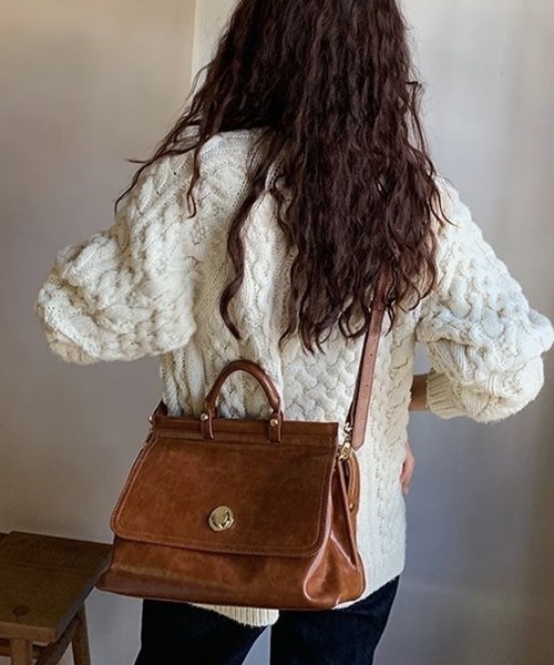 Miniministore（ミニミニストア）の「レトロ ショルダーバッグ レディース韓国（ショルダーバッグ・レディース・ブラック/ライトブラウン・FREE）」の16枚目の写真