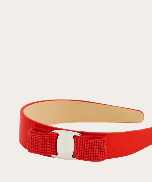 FERRAGAMO（フェラガモ）の「カチューシャ（カチューシャ・レディース・レッド・ONE SIZE）」の3枚目の写真