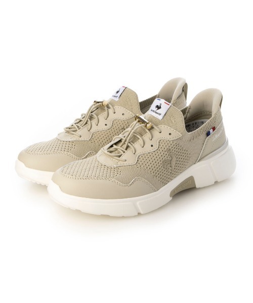le coq sportif(ルコックスポルティフ)の「【3E】撥水ニットスニーカー(LCS ロワール)(スニーカー・レディース・ブラック/ホワイト/ベージュ/杢グレー/ベージュ系その他/シルバー系その他4・23.5cm/23cm/24.5cm/24cm/22.5cm/25cm)」の5枚目の写真
