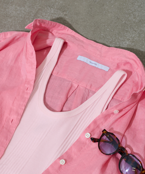 FRAMeWORK（フレームワーク）の「≪追加≫Healthknit/ヘルスニット 別注タンクトップ（タンクトップ・レディース・ホワイト/バーガンディー/アイボリー/チャコールグレー/グレー・FREE）」の5枚目の写真