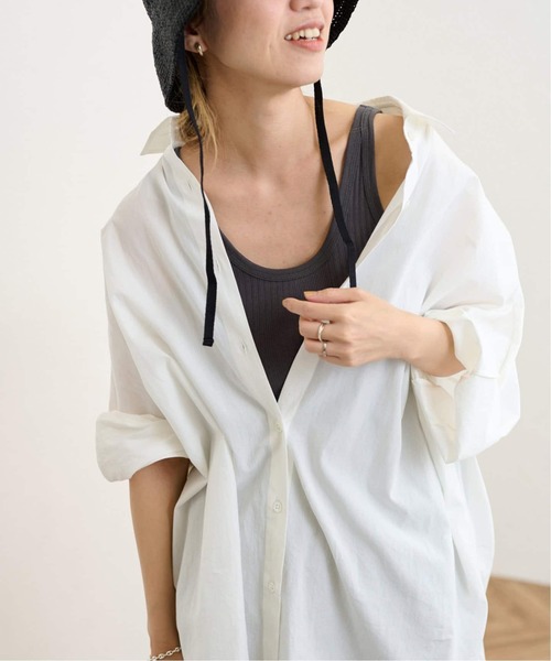 FRAMeWORK（フレームワーク）の「≪追加≫Healthknit/ヘルスニット 別注タンクトップ（タンクトップ・レディース・ホワイト/バーガンディー/アイボリー/チャコールグレー/グレー・FREE）」の7枚目の写真