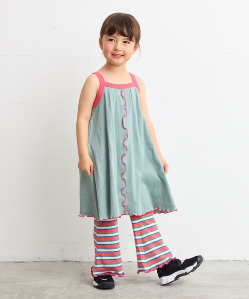 CALMIA（カルミア）の「リブキャミメローワンピース（90～150cm）（ワンピース・キッズ・イエロー/ラベンダー/グリーン・90/100/110/120/130/140/150）」の11枚目の写真