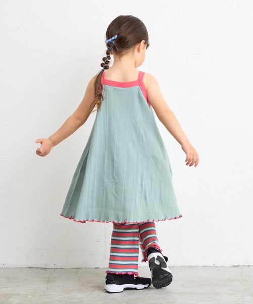CALMIA（カルミア）の「リブキャミメローワンピース（90～150cm）（ワンピース・キッズ・イエロー/ラベンダー/グリーン・90/100/110/120/130/140/150）」の12枚目の写真