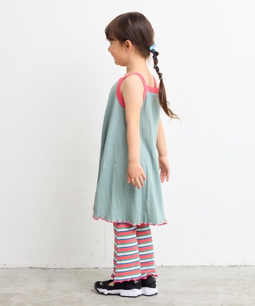 CALMIA（カルミア）の「リブキャミメローワンピース（90～150cm）（ワンピース・キッズ・イエロー/ラベンダー/グリーン・90/100/110/120/130/140/150）」の13枚目の写真