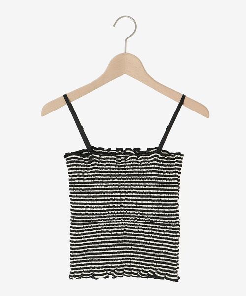 MAJESTIC LEGON(マジェスティックレゴン)の「カップ付き2wayシャーリングキャミ(キャミソール・レディース・ブラック系その他/ピンク/ブラック/アイボリー・MEDIUM)」の14枚目の写真