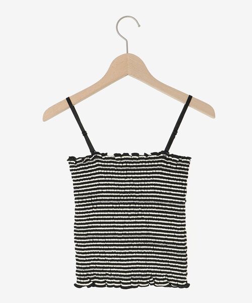 MAJESTIC LEGON(マジェスティックレゴン)の「カップ付き2wayシャーリングキャミ(キャミソール・レディース・ブラック系その他/ピンク/ブラック/アイボリー・MEDIUM)」の16枚目の写真