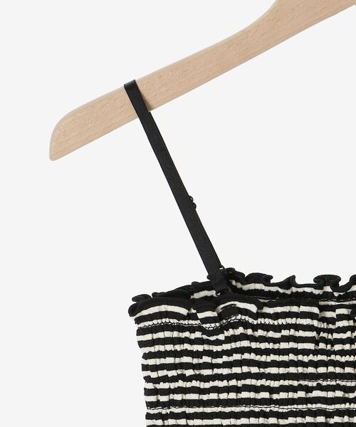 MAJESTIC LEGON(マジェスティックレゴン)の「カップ付き2wayシャーリングキャミ(キャミソール・レディース・ブラック系その他/ピンク/ブラック/アイボリー・MEDIUM)」の18枚目の写真