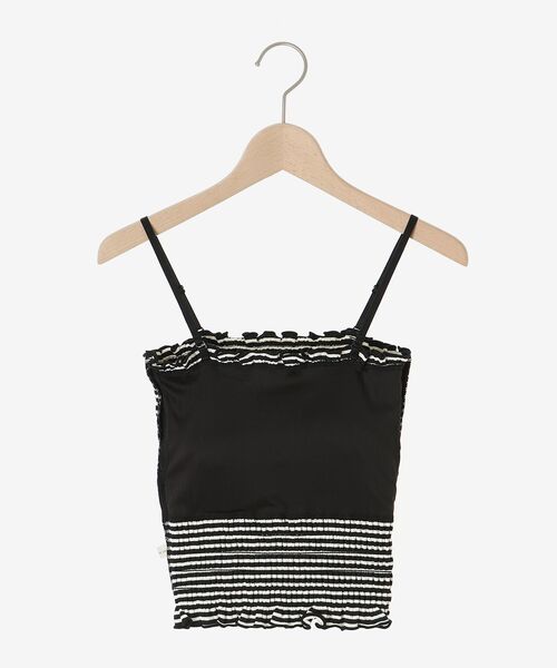 MAJESTIC LEGON(マジェスティックレゴン)の「カップ付き2wayシャーリングキャミ(キャミソール・レディース・ブラック系その他/ピンク/ブラック/アイボリー・MEDIUM)」の20枚目の写真