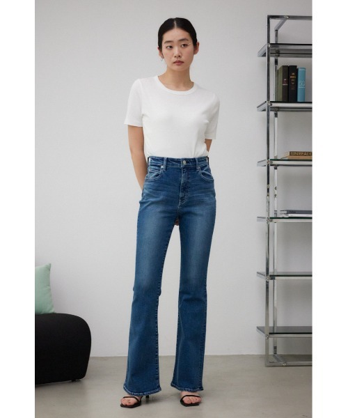 【AZULbymoussy】 WEB限定DENIM フレアデニム XS AZUL DENIMフレアデニム（デニムパンツ）｜AZUL BY MOUSSY