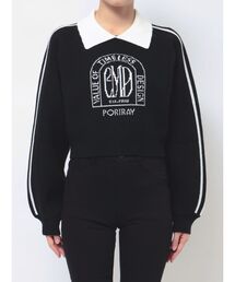 EMBLEM LINE POLO KNIT