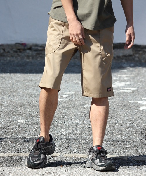 Dickies（ディッキーズ）の「【GENUINE DICKIES/ジェニュインディッキーズ】T/Cツイル＆デニム オーバーポケットハーフパンツ（その他パンツ・メンズ・カーキ/インディゴブルー/ベージュ/ブラック・M/L/XL）」の21枚目の写真