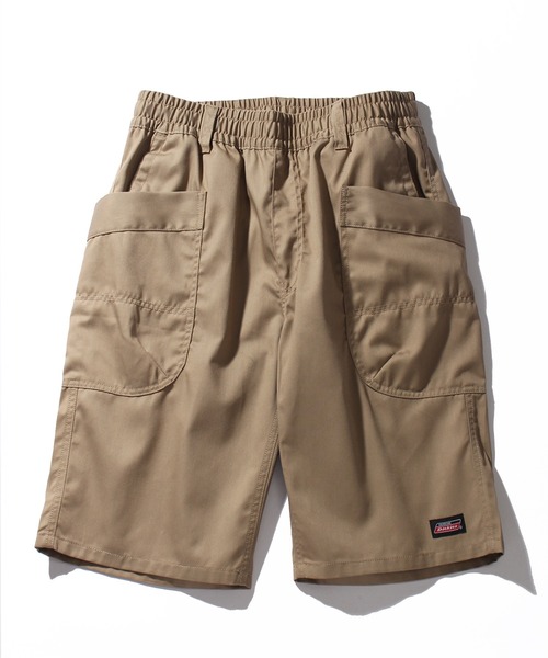 Dickies（ディッキーズ）の「【GENUINE DICKIES/ジェニュインディッキーズ】T/Cツイル＆デニム オーバーポケットハーフパンツ（その他パンツ・メンズ・カーキ/インディゴブルー/ベージュ/ブラック・M/L/XL）」の5枚目の写真