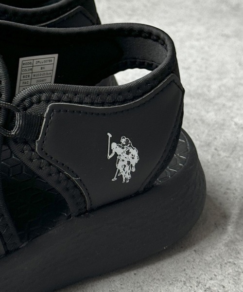 U.S. POLO ASSN.（ユーエスポロアッスン）の「【U.S. POLO ASSN.】超軽量！厚底スポーツサンダル（サンダル・レディース・オレンジ系/ブラック/オフホワイト・LL/L/M/S）」の7枚目の写真