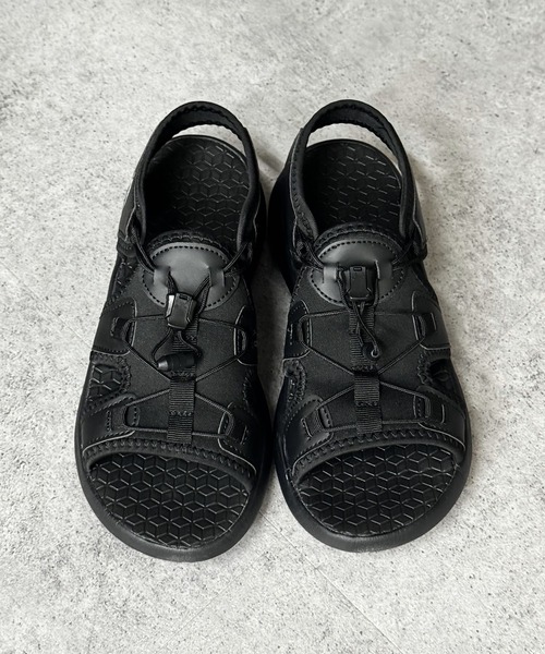 U.S. POLO ASSN.（ユーエスポロアッスン）の「【U.S. POLO ASSN.】超軽量！厚底スポーツサンダル（サンダル・レディース・オレンジ系/ブラック/オフホワイト・LL/L/M/S）」の8枚目の写真