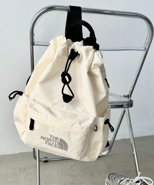THE NORTH FACE(ザノースフェイス)の「国内未発売 THE NORTH FACE(ザ・ノースフェイス)/巾着型バッグ リュック バックパック ナップサック/BONNEY MULTI PACK(バックパック/リュック・レディース・クリーム/グリーン/ブラック/バイオレット・FREE)」の14枚目の写真