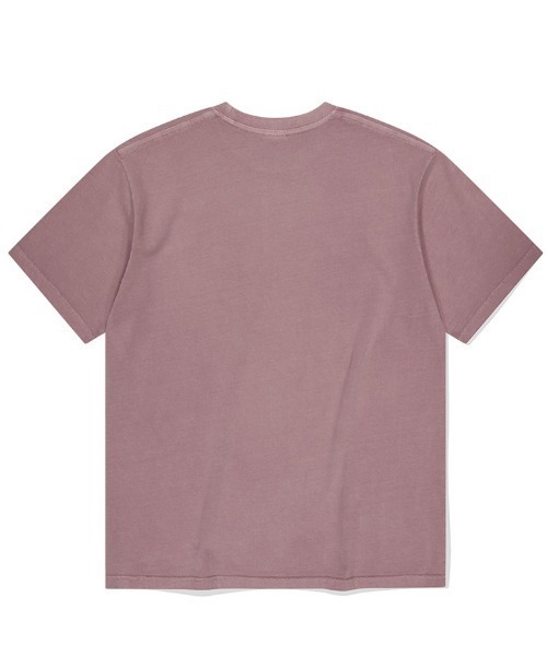 【mahagrid】24SS★ FLAME HEART PIGMENT TEE FLAME HEART PIGMENT TEE[CHARCOAL] - MAHAGRID