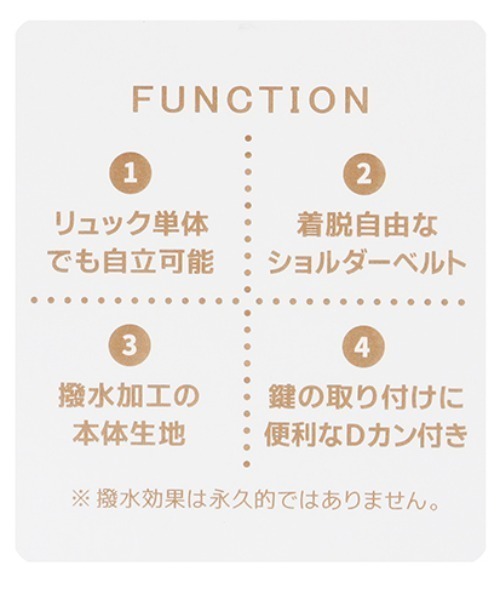 petit main（プティマイン）の「【WEB限定】【プティプラ】ママパパ子育て応援リュック【クロ】（バックパック/リュック・キッズ・ブラック・FREE）」の14枚目の写真