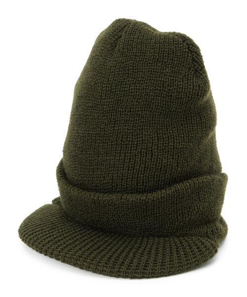 BEAMS BOY(ビームスボーイ)の「BEAMS BOY / Wool Jeep Cap(ニットキャップ/ビーニー・レディース・ブラック/オリーブ・ONE SIZE)」の3枚目の写真