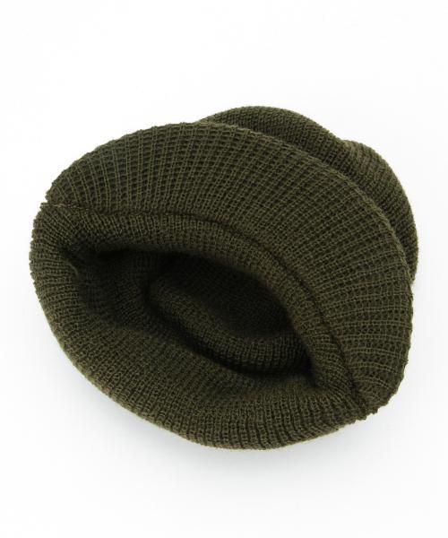 BEAMS BOY(ビームスボーイ)の「BEAMS BOY / Wool Jeep Cap(ニットキャップ/ビーニー・レディース・ブラック/オリーブ・ONE SIZE)」の11枚目の写真