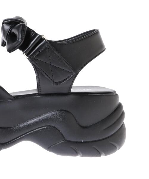 INGNI（イング）の「リボンスポサン（サンダル・レディース・アイボリー/ブラック・L/M）」の8枚目の写真