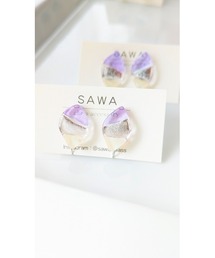 【sawa】花びらイヤリング(MA)