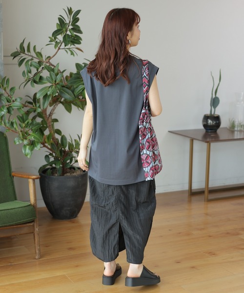 LEPSIM（レプシィム）の「アフリカンプリントトート　117822（トートバッグ・レディース・グリーン/ピンク/オレンジ・ONE SIZE）」の10枚目の写真