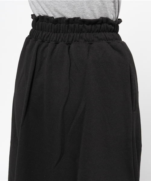 WEGO（ウィゴー）の「WEGO/スウェットマキシスカート（スカート・レディース・ブラック/その他1/カーキ/杢グレー・FREE）」の6枚目の写真