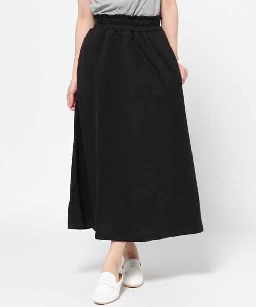 WEGO（ウィゴー）の「WEGO/スウェットマキシスカート（スカート・レディース・ブラック/その他1/カーキ/杢グレー・FREE）」の18枚目の写真