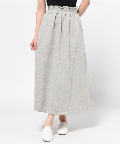 WEGO（ウィゴー）の「WEGO/スウェットマキシスカート（スカート・レディース・ブラック/その他1/カーキ/杢グレー・FREE）」の14枚目の写真