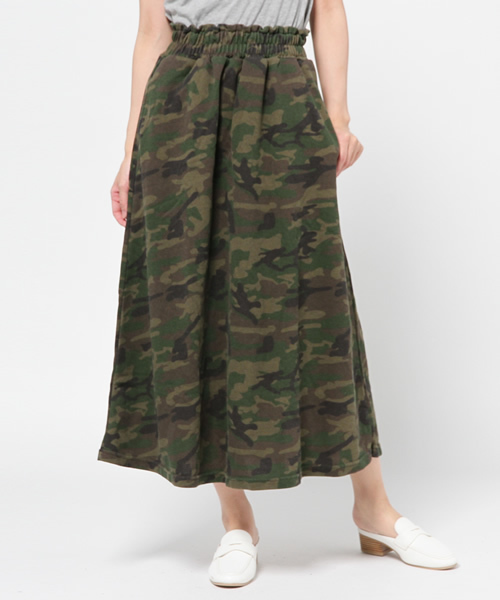 WEGO（ウィゴー）の「WEGO/スウェットマキシスカート（スカート・レディース・ブラック/その他1/カーキ/杢グレー・FREE）」の16枚目の写真