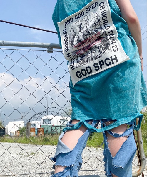 rovtski（ロフトスキー）の「AFYF DAMAGE TANK TOP/ダメージタンクトップ（タンクトップ・メンズ・ホワイト系その他/ブラック系その他/グリーン系その他/ホワイト系その他2/ブラック系その他2/グリーン系その他2・FREE）」の13枚目の写真
