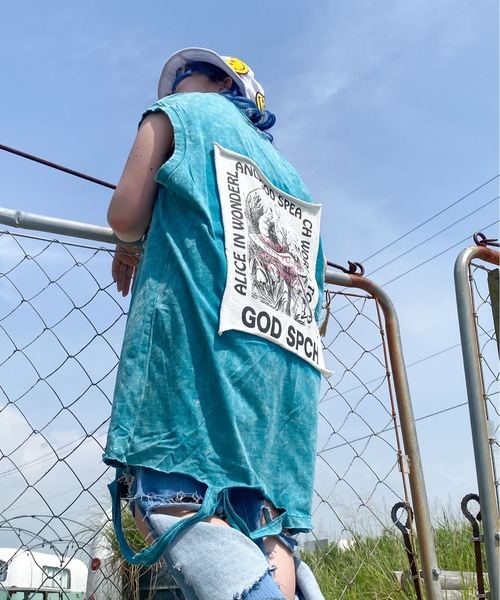 rovtski（ロフトスキー）の「AFYF DAMAGE TANK TOP/ダメージタンクトップ（タンクトップ・メンズ・ホワイト系その他/ブラック系その他/グリーン系その他/ホワイト系その他2/ブラック系その他2/グリーン系その他2・FREE）」の15枚目の写真