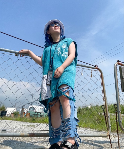 rovtski（ロフトスキー）の「AFYF DAMAGE TANK TOP/ダメージタンクトップ（タンクトップ・メンズ・ホワイト系その他/ブラック系その他/グリーン系その他/ホワイト系その他2/ブラック系その他2/グリーン系その他2・FREE）」の18枚目の写真