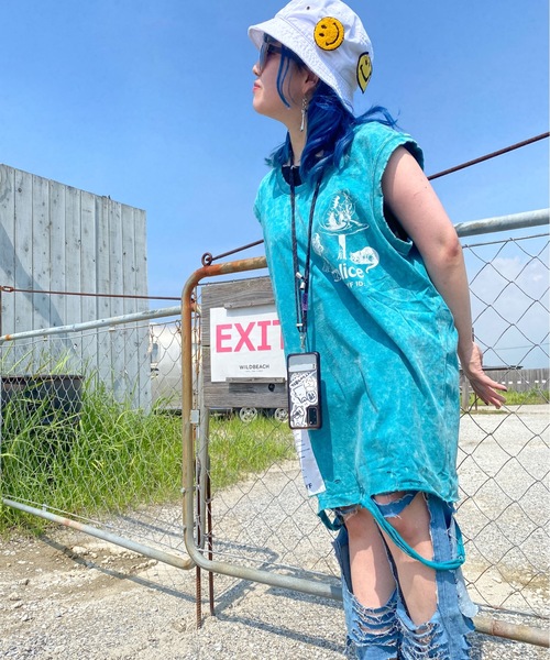 rovtski（ロフトスキー）の「AFYF DAMAGE TANK TOP/ダメージタンクトップ（タンクトップ・メンズ・ホワイト系その他/ブラック系その他/グリーン系その他/ホワイト系その他2/ブラック系その他2/グリーン系その他2・FREE）」の19枚目の写真