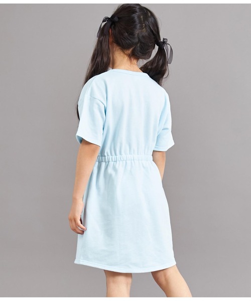 ANAP kids（アナップキッズ）の「ハートチュールスパンコール入りミニ裏毛ワンピース（ワンピース・キッズ・ラベンダー/サックスブルー・130cm/120cm/110cm/100cm）」の7枚目の写真