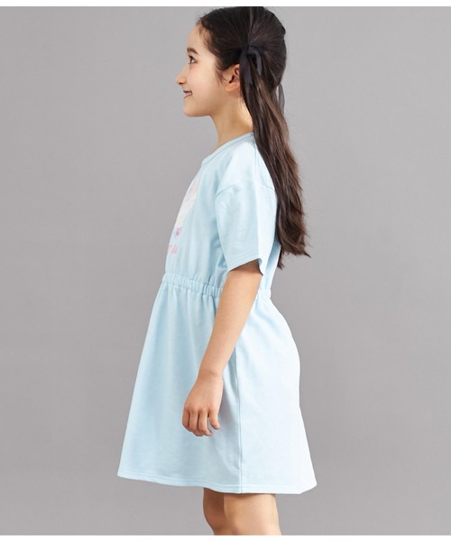 ANAP kids（アナップキッズ）の「ハートチュールスパンコール入りミニ裏毛ワンピース（ワンピース・キッズ・ラベンダー/サックスブルー・130cm/120cm/110cm/100cm）」の8枚目の写真