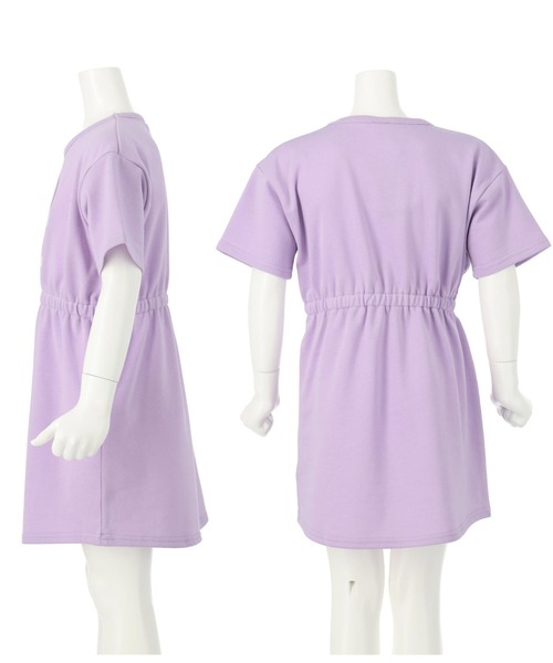 ANAP kids（アナップキッズ）の「ハートチュールスパンコール入りミニ裏毛ワンピース（ワンピース・キッズ・ラベンダー/サックスブルー・130cm/120cm/110cm/100cm）」の11枚目の写真