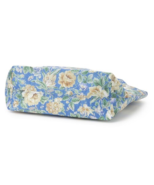 LAURA ASHLEY(ローラアシュレイ)の「【簡易保冷】ワイルド ローズ柄 マーケットトート(エコバッグ/サブバッグ・レディース・ブルー系/ベージュ系・00)」の14枚目の写真