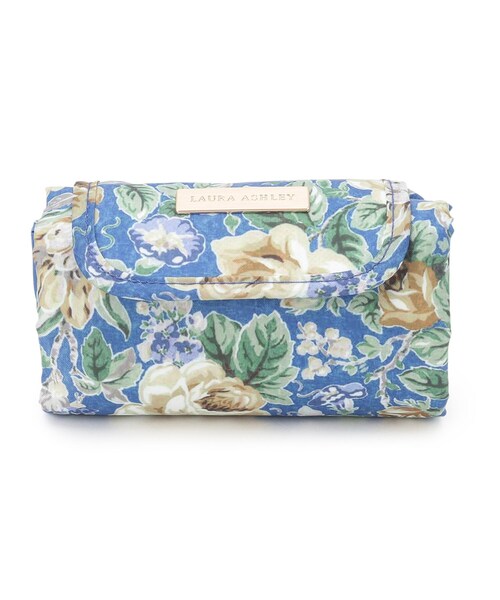 LAURA ASHLEY(ローラアシュレイ)の「【簡易保冷】ワイルド ローズ柄 マーケットトート(エコバッグ/サブバッグ・レディース・ブルー系/ベージュ系・00)」の9枚目の写真