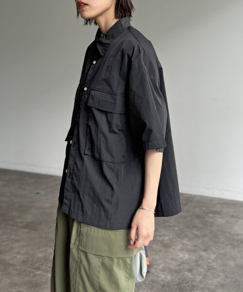 お値下【完売品】CPCM 半袖チェックフィッシングシャツオーバーサイズ 週末お値下【完売品】CPCM 半袖チェックフィッシングシャツ