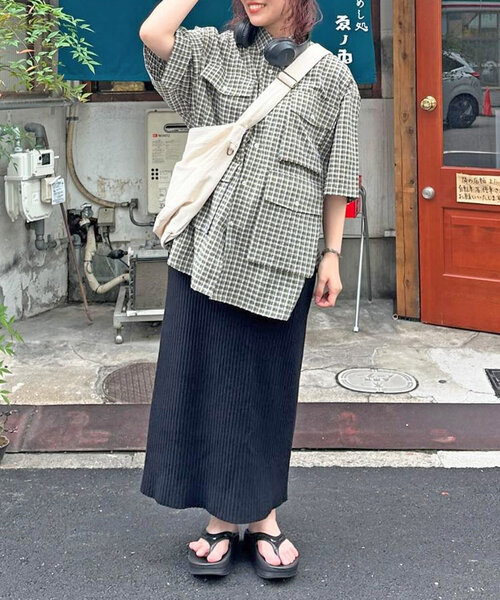 CPCM(シーピーシーエム)の「【NEWデザイン!】チェックフィッシング半袖シャツ(シャツ/ブラウス・メンズ・ブラック/ネイビー/カーキ/イエロー/ブルー/グリーン/ブラック系その他/イエロー系その他/ダークブルー/ブルー系その他・MEDIUM/LARGE)」の13枚目の写真