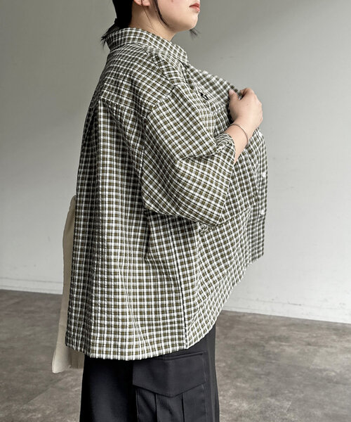 CPCM(シーピーシーエム)の「【NEWデザイン!】チェックフィッシング半袖シャツ(シャツ/ブラウス・メンズ・ブラック/ネイビー/カーキ/イエロー/ブルー/グリーン/ブラック系その他/イエロー系その他/ダークブルー/ブルー系その他・MEDIUM/LARGE)」の17枚目の写真