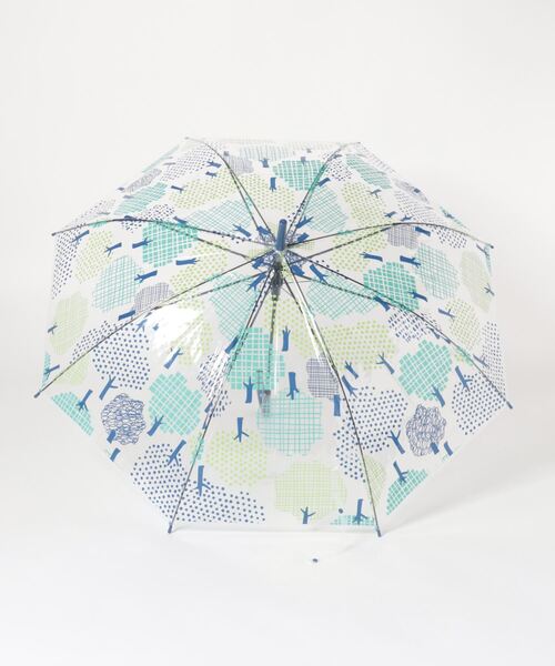 DONOBAN（ドノバン）の「ビニール傘（ねこ・森・花柄）透明（長傘・レディース・その他3/その他2/その他1・ONESIZE）」の5枚目の写真