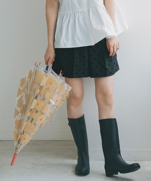 DONOBAN（ドノバン）の「ビニール傘（ねこ・森・花柄）透明（長傘・レディース・その他3/その他2/その他1・ONESIZE）」の7枚目の写真