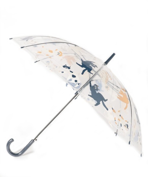 DONOBAN（ドノバン）の「ビニール傘（ねこ・森・花柄）透明（長傘・レディース・その他3/その他2/その他1・ONESIZE）」の20枚目の写真