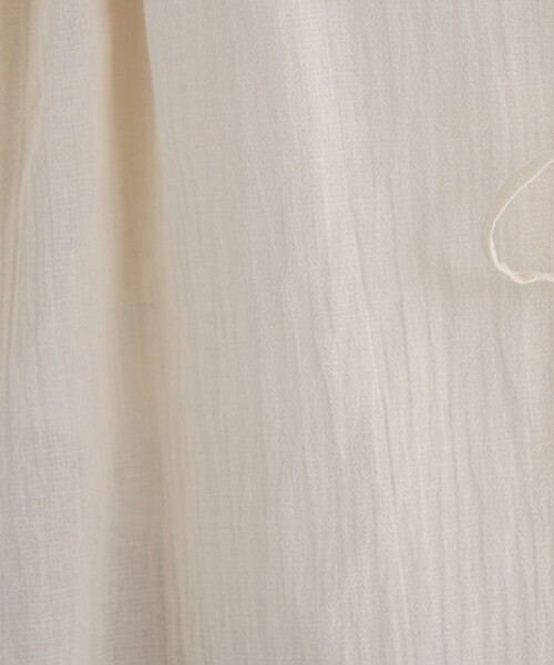 green label relaxing(グリーンレーベルリラクシング)の「2WAY クロップド ギャザー ブラウス(シャツ/ブラウス・レディース・ナチュラル/ライラック/ブラック・FREE)」の9枚目の写真